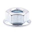 Prime-Line Flange Nut, M8-1.25, Steel, Class 8, Zinc Plated, 10 PK 9094921